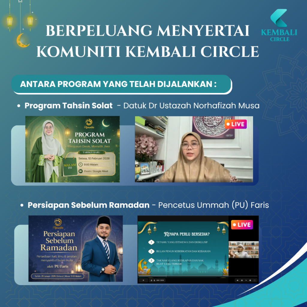 Peluang menyertai komuniti Kembali Circle